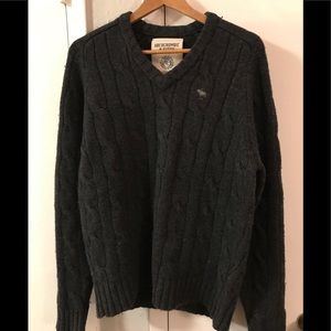 Men’s Abercrombie & Fitch wool cable knit sweater